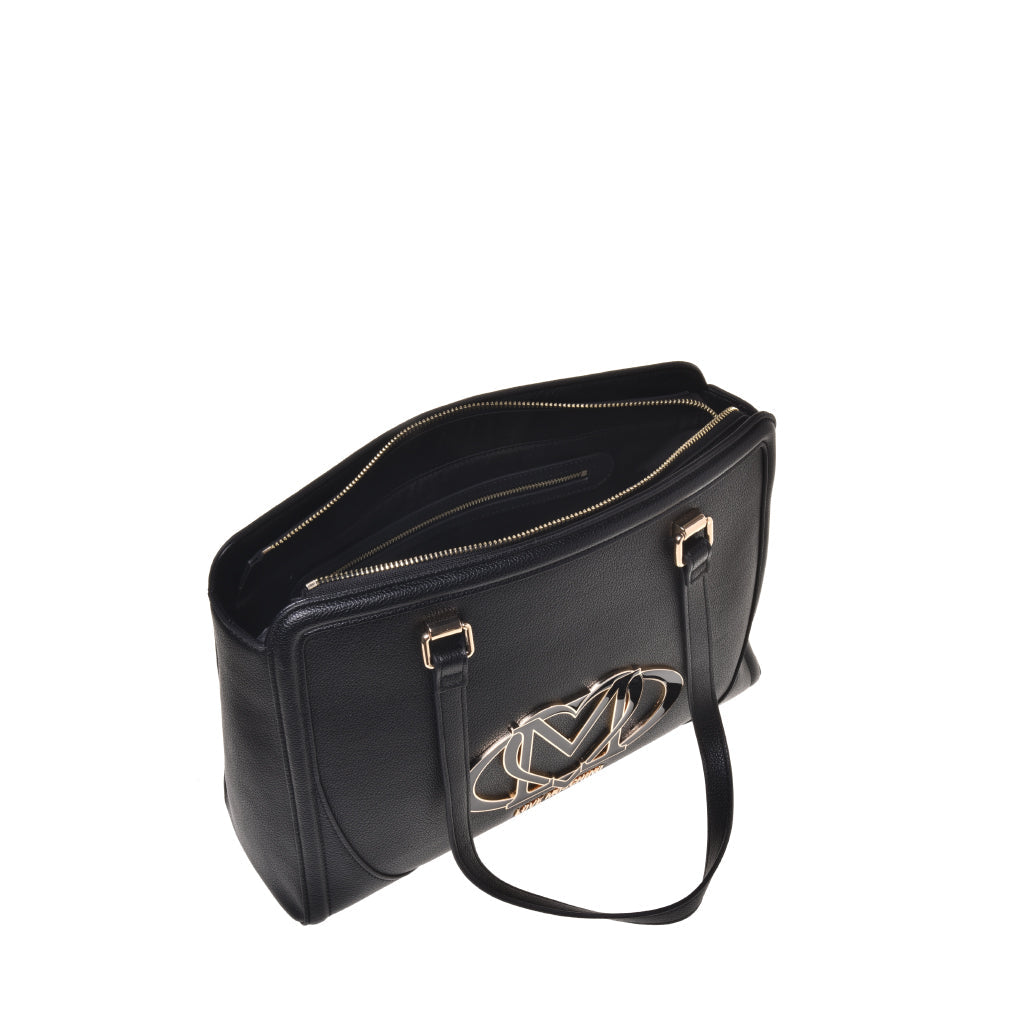 Love Moschino Borsa PU NERO CON MANICI LUNGHI