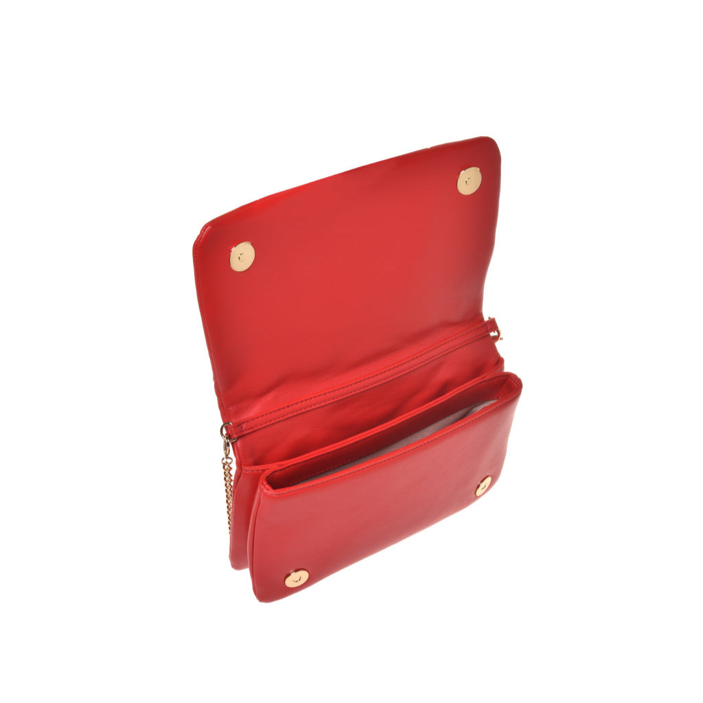 Love Moschino BORSA PU EMBOSSED ROSSO