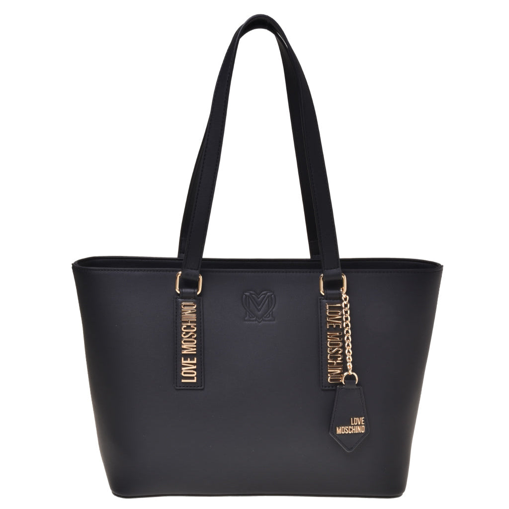 Love Moschino BORSA VITELLO + PU NERO