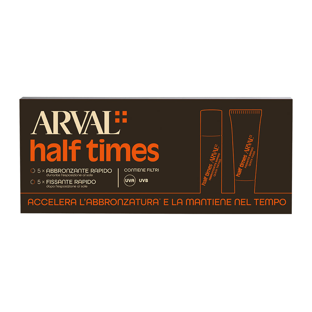 ARVAL SUN HALF TIMES SPF6 ABBRONZANTE RAPIDO + FISSANTE RAPIDO 5X10 ML