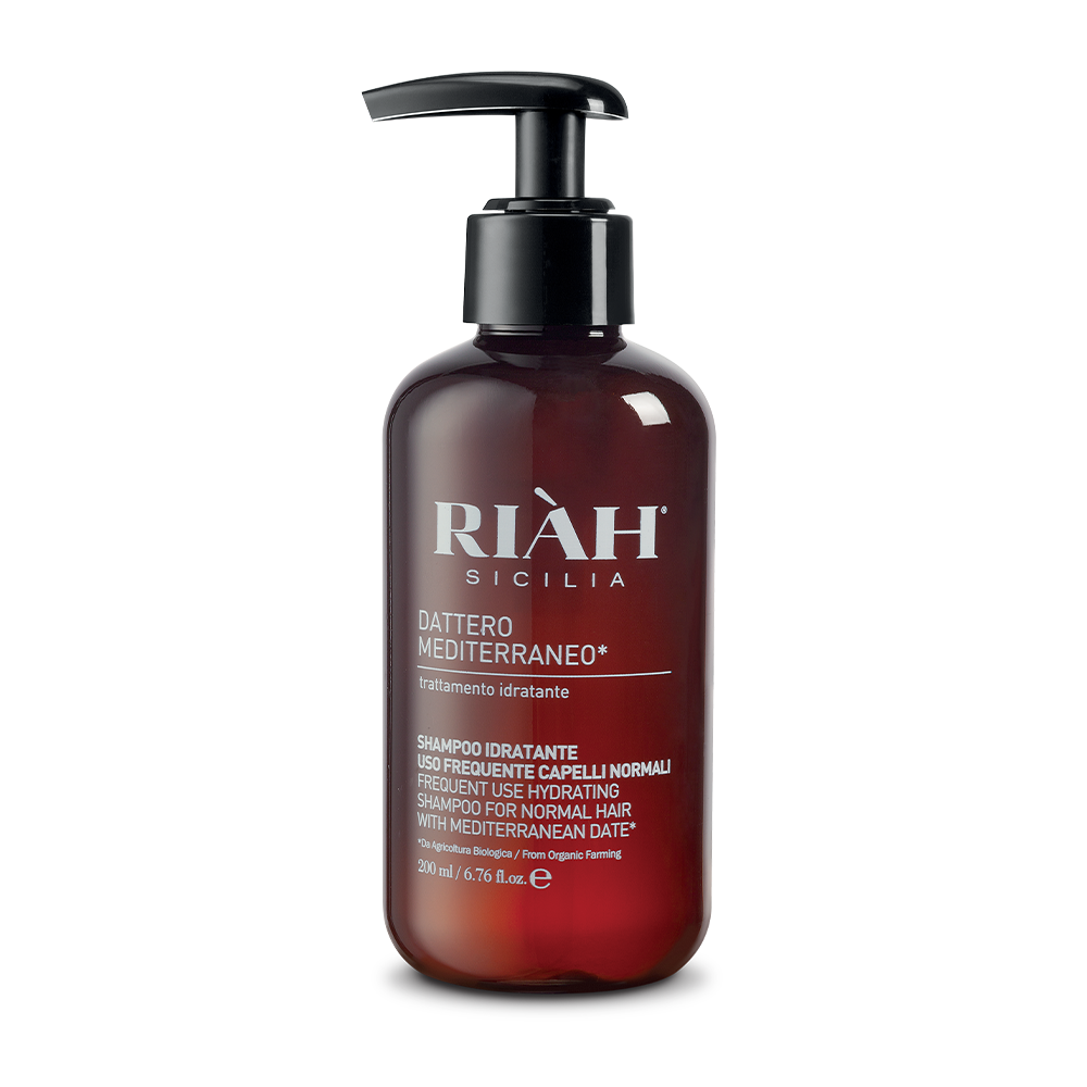 Riàh Shampoo Idratante Uso Frequente Capelli Normali Dattero Mediterraneo