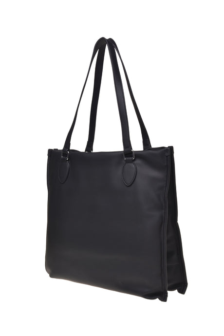 Love Moschino Borsa PU GRS NERO con Logo Galvanico al Nikel