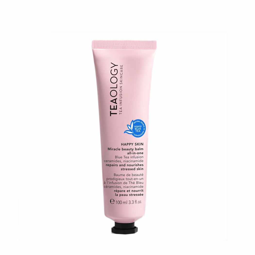 Teaology Happy Skin Crema Nutriente multifunzione viso e occhi con ceramidi e niacinamide