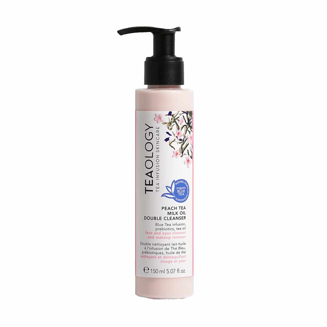 Teaology Peach Tea Latte - Olio Detergente Struccante per Viso e Occhi