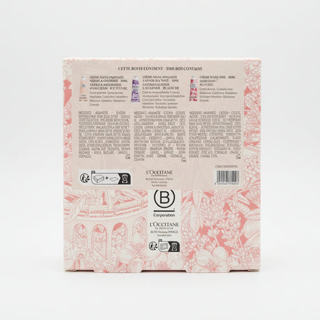 L'Occitane Trio Crema Mani - Néroli & Orchidée - Lavande Blanche - Rose
